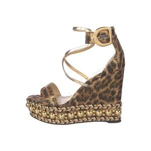 ❤️Christian Louboutin Suede Leopard Print Espadrilles❤️